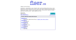 Desktop Screenshot of fiser.cz