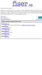 Mobile Screenshot of fiser.cz