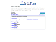 Tablet Screenshot of fiser.cz